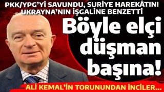 Böyle büyükelçi düşman başına: Ali Kemal'in torunu PKK/YPG'yi savundu, Türkiye'yi Ukrayna'yı işgal eden Rusya'ya benzetti!