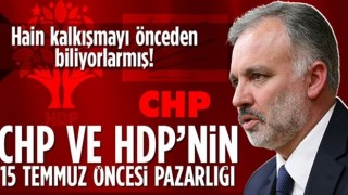 CHP/HDP'nin 15 Temmuz pazarlığı: Ayhan Bilgen açıkladı, hain kalkışmayı biliyorlarmış!