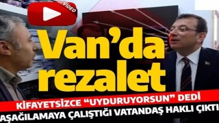 CHP'li Ekrem İmamoğlu Van'da sınıfta kaldı! Vanlı vatandaşı aşağılamaya çalıştı, haksız çıktı