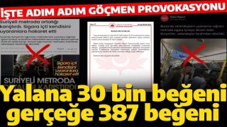 Göçmen provokasyonunun son halkası! Yalanlar gerçeklerden daha hızlı yayılıyor