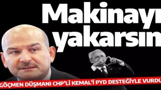 İçişleri Bakanı Süleyman Soylu'dan CHP'li Kemal Kılıçdaroğlu'na terör örgütü PKK/PYD tepkisi