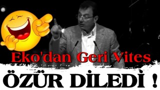 İmamoğlu 'vız gelir tırıs gider' sözleri için özür diledi