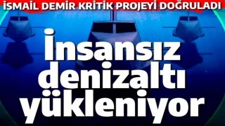 İsmail Demir 'insansız denizaltı' projesini doğruladı: Geliştiriliyor!