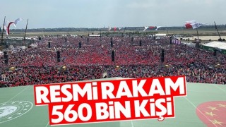 İstanbul'daki fetih kutlamalarına 560 bin kişi katıldı