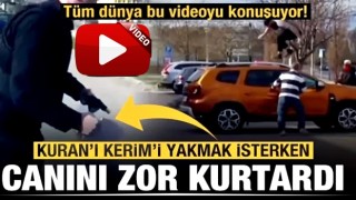 İsveçli aşırı sağcı Rasmus Palu, Kur'an-ı Kerim yakmak isterken canını zor kurtardı