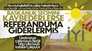 İyi Parti seçimi kaybetmesi durumunda referandum isteyecekmiş !