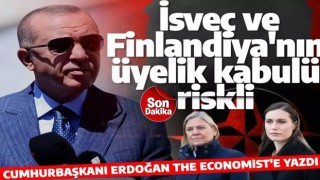 Son dakika! Cumhurbaşkanı Erdoğan: İsveç ve Finlandiya'nın üyelik kabulü riskli