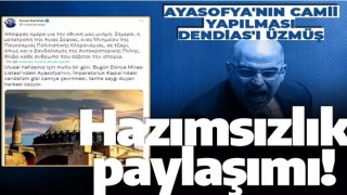 Yunanistan Dışişleri Bakanı Dendias'tan hazımsız paylaşım! Ayasofya'nın camii yapılması herkesi üzmüş