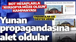 Yunanistan propagandasına malzeme oldular! Ayasofya'nın müze olması için imza kampanyası başlattılar