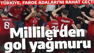 A Milli Takım'dan Faroe Adaları'na gol yağmuru