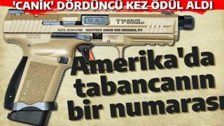 Amerika'da tabancanın bir numarası CANİK ödüle doymuyor! 6 yılda 4.'sü geldi