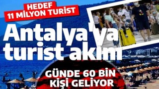 Antalya'ya turist akını! Günde 60 bin kişi geliyor