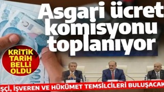 Asgari ücret komisyonu toplanıyor