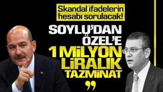 Bakan Soylu’dan CHP’li Özel’e tazminat davası