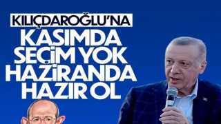 Cumhurbaşkanı Erdoğan: Seçim önümüzdeki sene haziran ayında