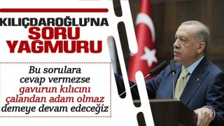 Cumhurbaşkanı Erdoğan’dan Kılıçdaroğlu’na 10 soru