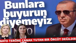 Son dakika! Cumhurbaşkanı Erdoğan'dan İsveç ve Finlandiya'ya veto: Evet demeyiz