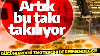 Altın fiyatları yükselince vatandaşlar düğünde artık bakın ne takıyor