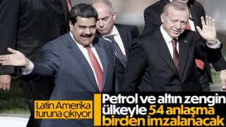 Cumhurbaşkanı Erdoğan'dan Venezuela'ya iadeiziyaret