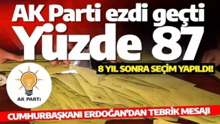 Dodurga'daki seçimde AK Parti ezdi geçti: Yüzde 87! Erdoğan tebrik etti