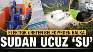 Elektrik üretip satan Amasya Belediyesi'nden halka sudan ucuz 'su'