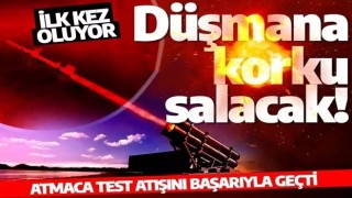 MSB görüntüleri paylaştı! Düşmana korku salacak! İlk kez oluyor... ATMACA test atışını başarıyla geçti