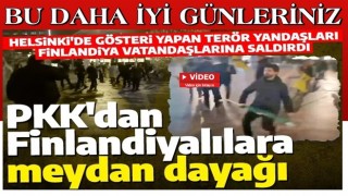 PKK yandaşlarının 3'lü muhtıra acısı! Finlandiya vatandaşlarına meydan dayağı attılar