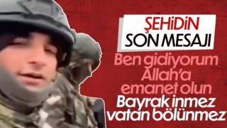 Şehit Serhat Bal'ın operasyon öncesi son videosu