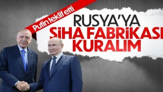 Vladimir Putin'in Rusya'da Türk SİHA tesisi kurulsun teklifi