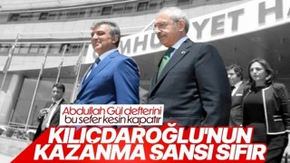 Abdullah Gül: Kılıçdaroğlu'nun kazanma şansı yok