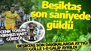 Beşiktaş üç puanı son anda kurtardı! 90+6. dakikada Rachid Ghezzal kaydetti