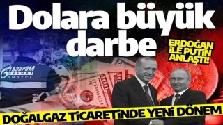 Erdoğan ile Putin anlaştı! Doğal gaz ticaretinde yeni dönem: Dolara büyük darbe