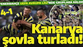 Fenerbahçe UEFA Avrupa Ligi'nde gruplarda! Austria Wien'e iki maçta 6 gol