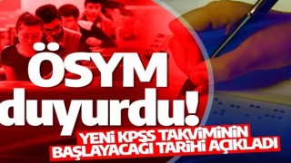 ÖSYM açıkladı: Yeni KPSS takvimi belli oldu! KPSS ne zaman tekrar edilecek?