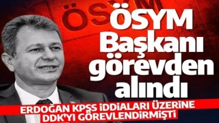 Son dakika! ÖSYM Başkanı Halis Aygün görevden alındı