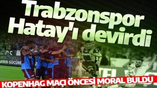 Trabzonspor tek golle Hatayspor'u devirdi