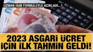 2023 Asgari ücret zammı için 7500 TL tahmini: Formülüyle açıkladı