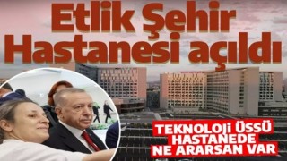 Cumhurbaşkanı Erdoğan Etlik Şehir Hastanesi açılışında konuştu