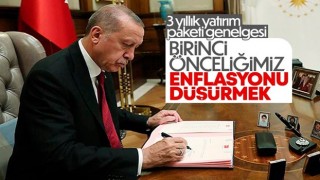 Cumhurbaşkanı Erdoğan’dan yatırım programı genelgesi