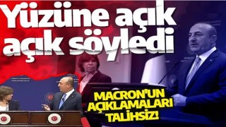 Dışişleri Bakanı Çavuşoğlu: Macron'un açıklamaları talihsiz!