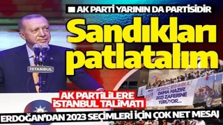 Erdoğan'dan AK Partililere İstanbul talimatı: Sandıkları öyle bir patlatalım ki...