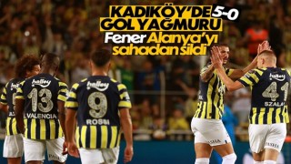 Fenerbahçe Alanyaspor'u 5 golle mağlup etti