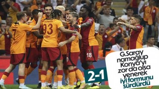 Galatasaray, Konyaspor'u mağlup etti