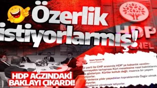 HDP ağzındaki baklayı çıkardı! Özerlik istiyorlarmış