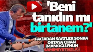 Kazadan saatler sonra İmamoğlu'ndan samimiyetsiz diyalog! Tepkiler çığ gibi