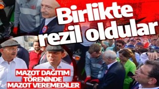 Kılıçdaroğlu ve İmamoğlu bu kez birlikte rezil oldu: Mazot dağıtım töreninde mazot veremediler