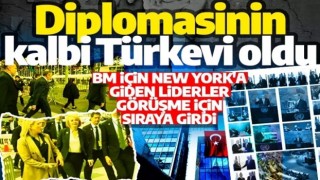 New York Türkevi diplomasinin kalbi oldu! Dünya liderleri Erdoğan ile görüşmek için geldi