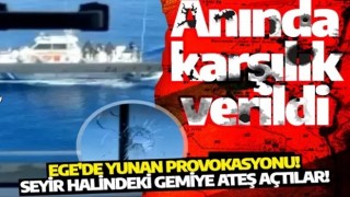 Son dakika! Ege'de Türk gemisine Yunan tacizi: Anında karşılık verildi