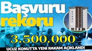 Sosyal konut projesinde başvuru sayısı 3 milyonu geçti