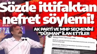 Sözde ittifaktan nefret söylemi! TİP Başkanı Erkan Baş, Ak Parti ve MHP seçmenini "düşman" ilan etti